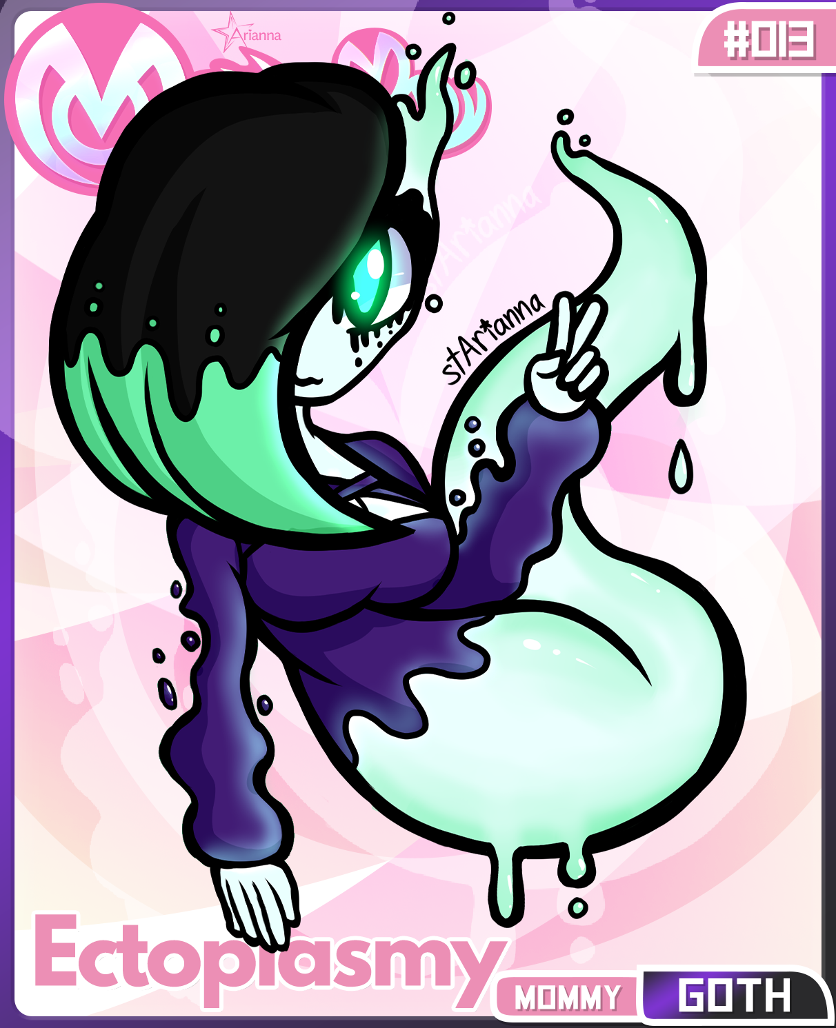 Ectoplasmy, Monommy #013, a mommy class goth-type