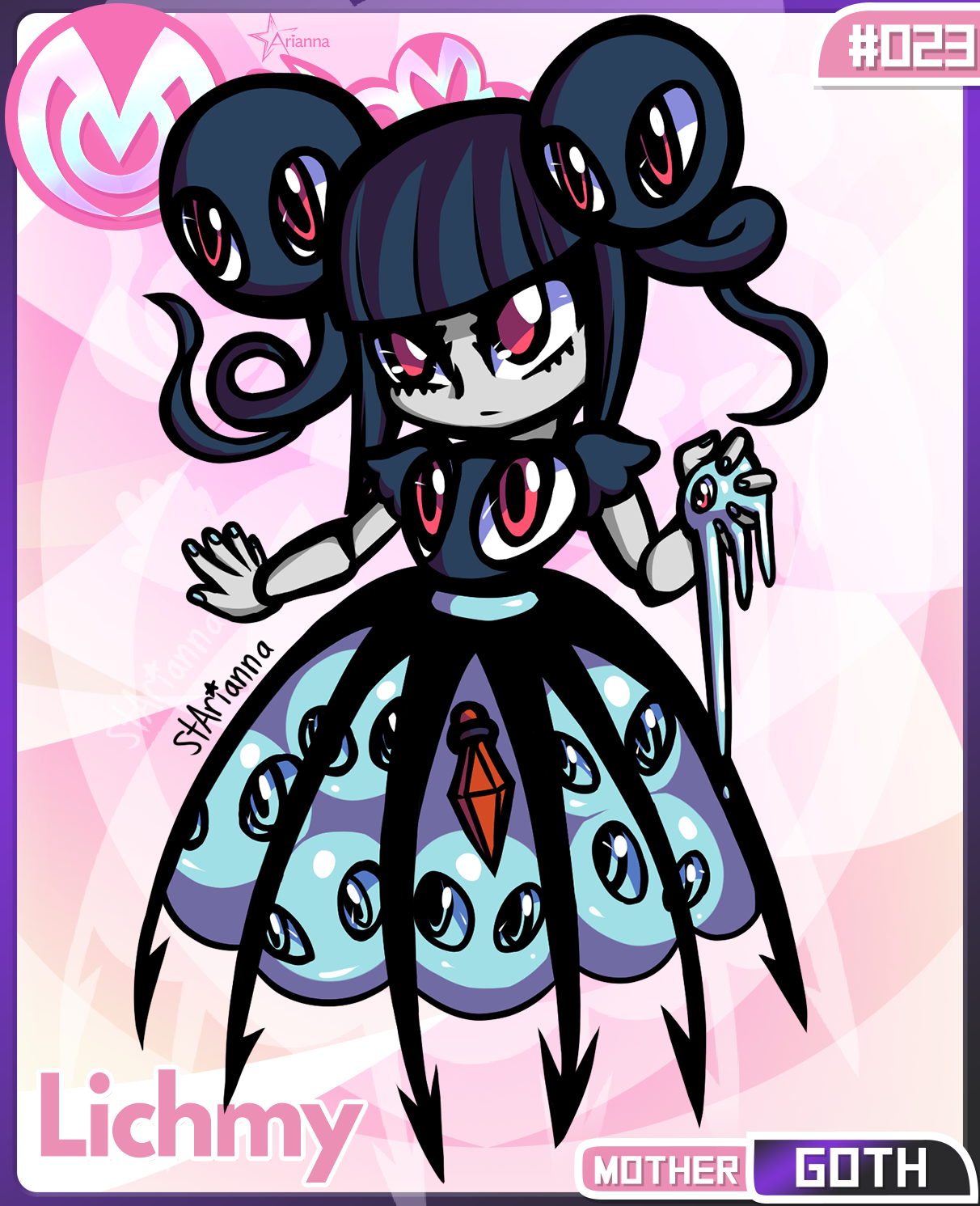 Lichmy, Monommy #023, a mother class goth-type