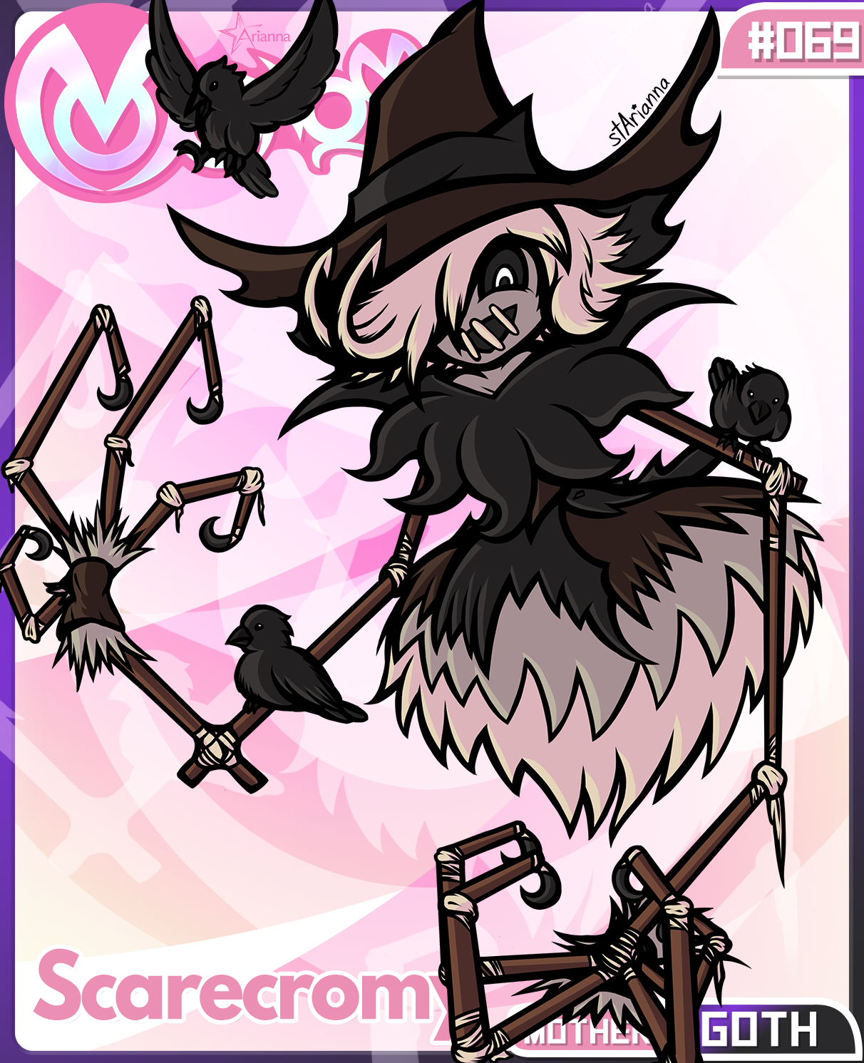 Scarecromy, Monommy #069, a mother class goth-type