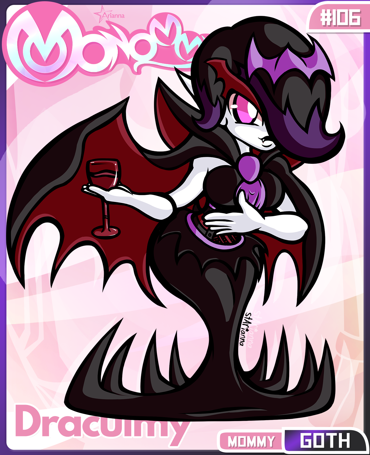 Draculmy, Monommy #106, a mommy class goth-type